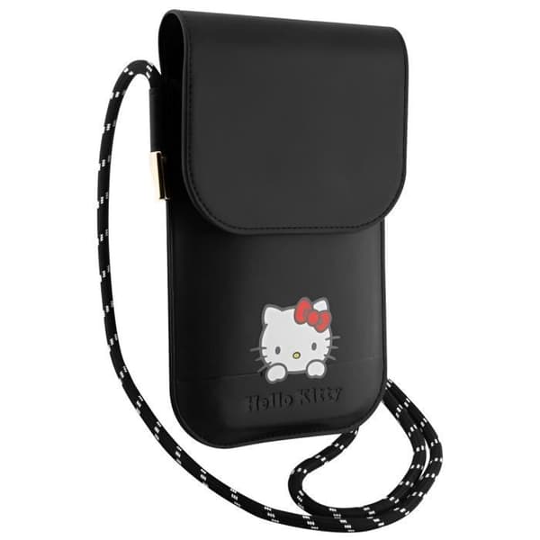 Telefonskydd - HELLO KITTY - Strumpa - Flätad Nylon - 60 cm - Kompatibel med smartphones upp till 14 cm