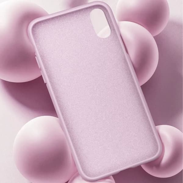 Skal till iPhone X och XS - ADIDAS - Canvas - Silikongel - Rosa