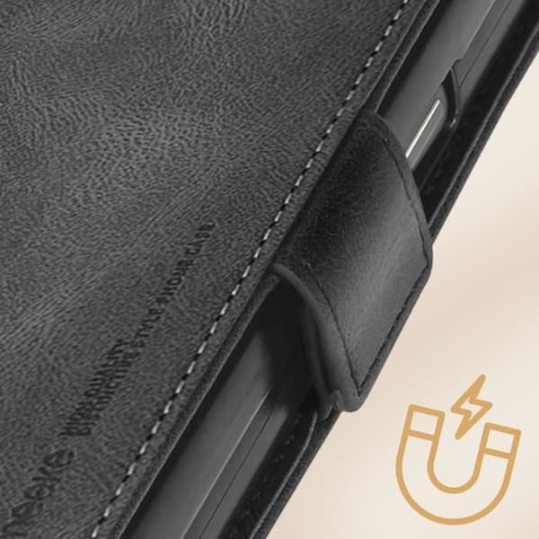 Plånboksfodral - Samsung - Z Fold 5 - Anti RFID - Vattnad imitation läder - Vintage