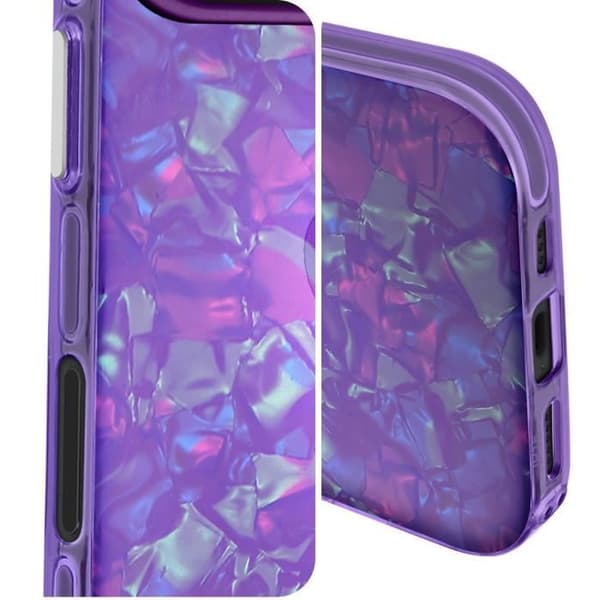 Skal till iPhone 16 Pro Max - AVIZAR - Tutti Frutti Violet - Stötsäker Mjuk - Upphöjda kanter