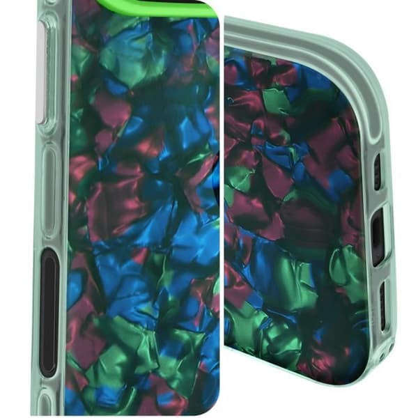 Skal till iPhone 16 Pro Max Stötsäker Mjuk Tutti Frutti Grön