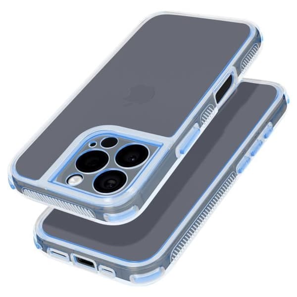 Skal till iPhone 16 Pro Max - AVIZAR - Förstärkta stötfångarhörn - Blå