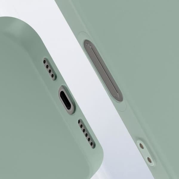 Skal till iPhone 16 Pro Max - AVIZAR - Flexibel Silikonring Stöd Grön