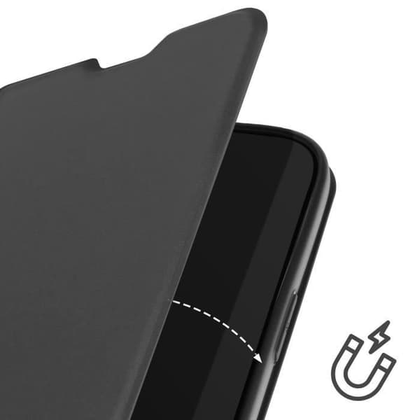 Fodral till iPhone 16 Pro Max - AVIZAR - Soft touch - Korthållare - Videostöd - Svart