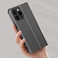 Miniatyrbild 4 av 4: Fodral till iPhone 16 Pro Max - AVIZAR - Soft touch - Korthållare - Videostöd - Svart
