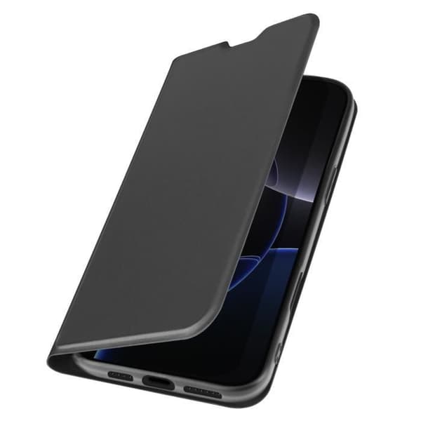 Fodral till iPhone 16 Pro Max - AVIZAR - Soft touch - Korthållare - Videostöd - Svart