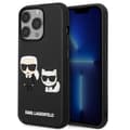 Miniatyrbild 1 av 4: Skal till iPhone 13 Pro Max - KARL LAGERFELD - Bi-material - Upphöjda kanter - Svart