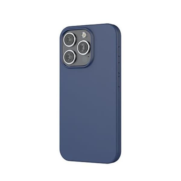 Skal till iPhone 16 Pro - MW - Silikon - Blå - Oleofobisk och anti-repa