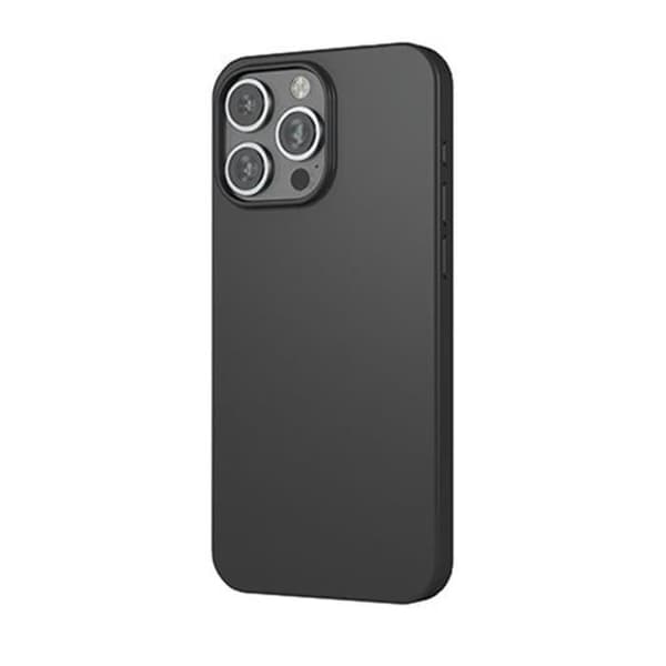 Fodral till iPhone 16 Pro Max MagSafe Silikon Oleofobisk och anti-skrapa MW Svart