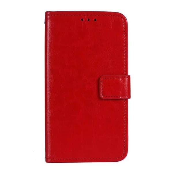 Lommebokdeksel 3-kort Motorola G35 - Rød