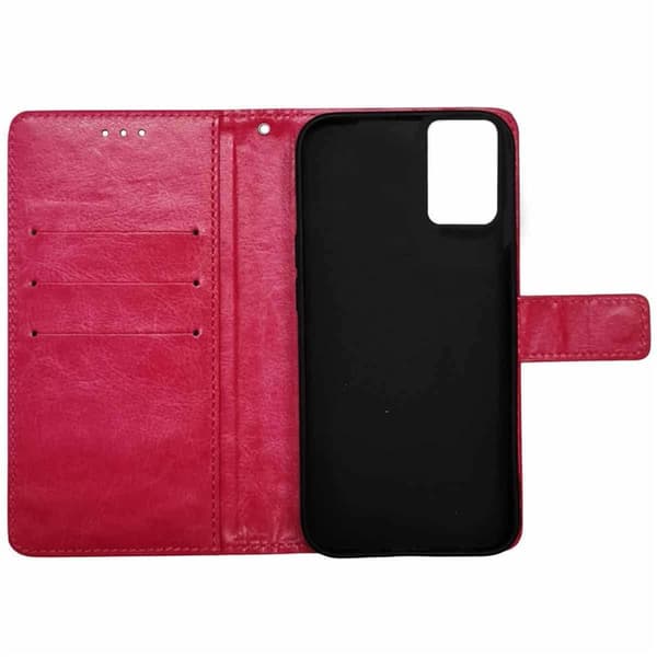 Wallet cover 3-kort Motorola G35 - Lyserød