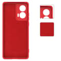 Miniatyrbillede 3 af 3: Liquid silikone cover Motorola Moto G85 - Rød