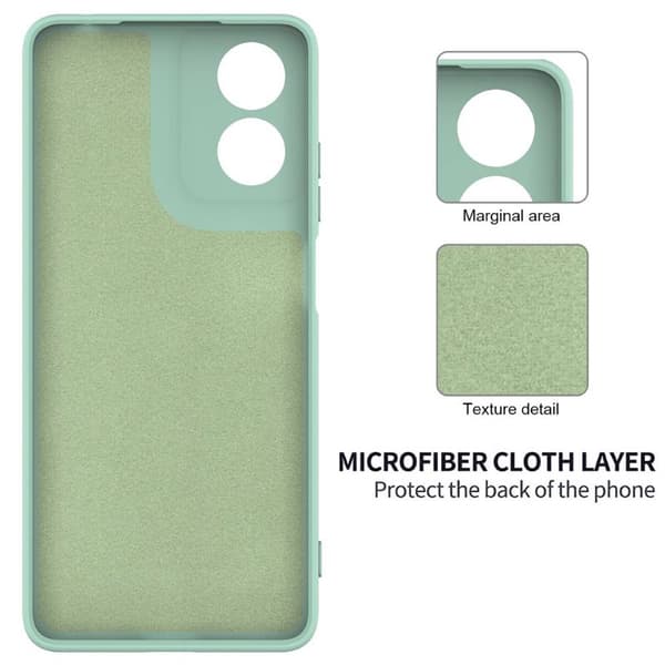 Liquid silikon skal Motorola Moto G04 - Mint
