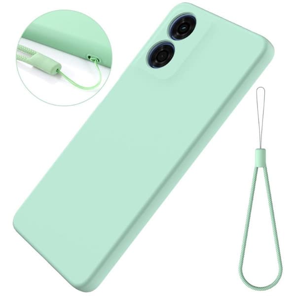 Liquid silikon skal Motorola Moto G04 - Mint