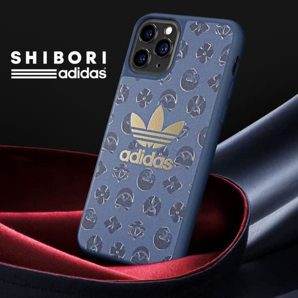 Adidas Shibori Collection iPhone 11 Pro Hard Case - Upphöjda kanter - Midnattsblå