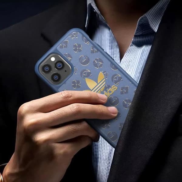 Adidas Shibori Collection iPhone 11 Pro Hard Case - Upphöjda kanter - Midnattsblå