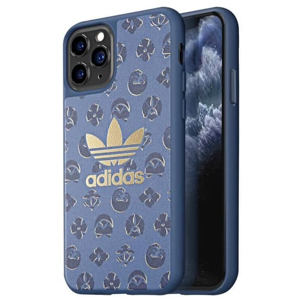 Adidas Shibori Collection iPhone 11 Pro Hard Case - Upphöjda kanter - Midnattsblå