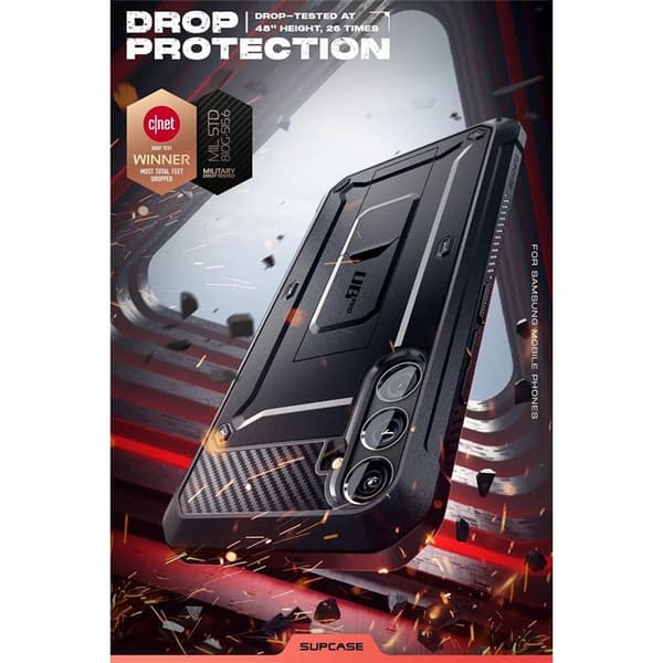 SUPCASE UB Pro skal Samsung Galaxy S24 FE - Svart