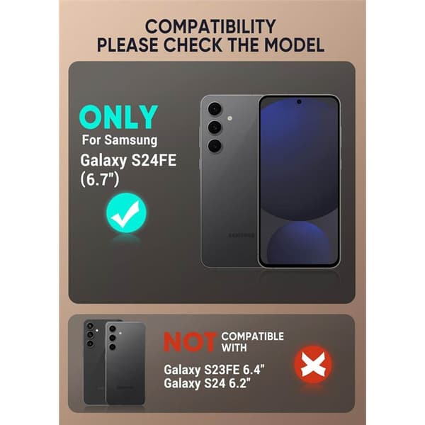 SUPCASE UB Pro skal Samsung Galaxy S24 FE - Svart