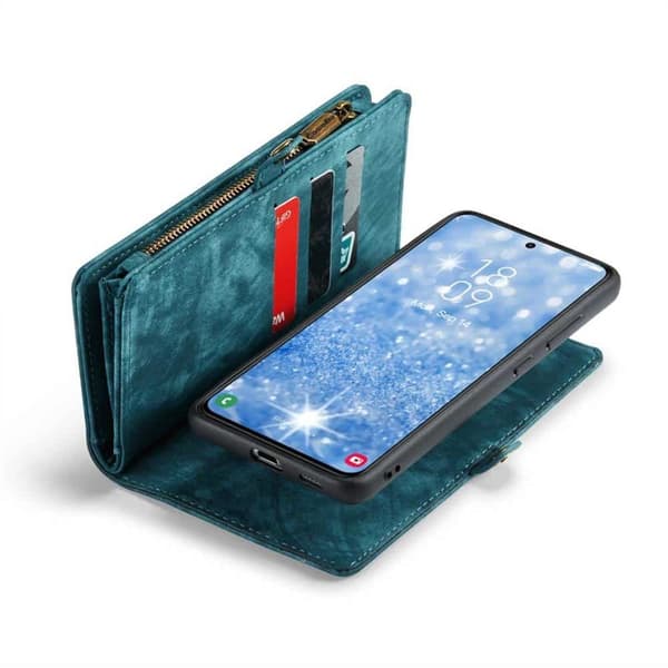 CaseMe mobilfodral 008 8-kort Samsung Galaxy S24 FE - Blå