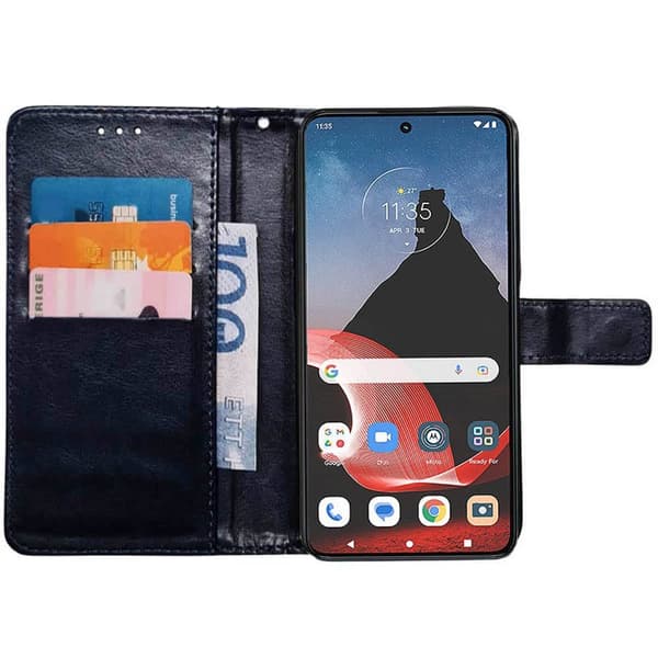 Wallet cover 3-kort Motorola ThinkPhone - Mørkeblå