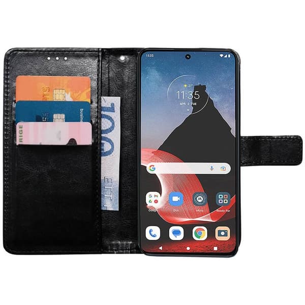 Plånboksfodral 3-kort Motorola ThinkPhone - Svart
