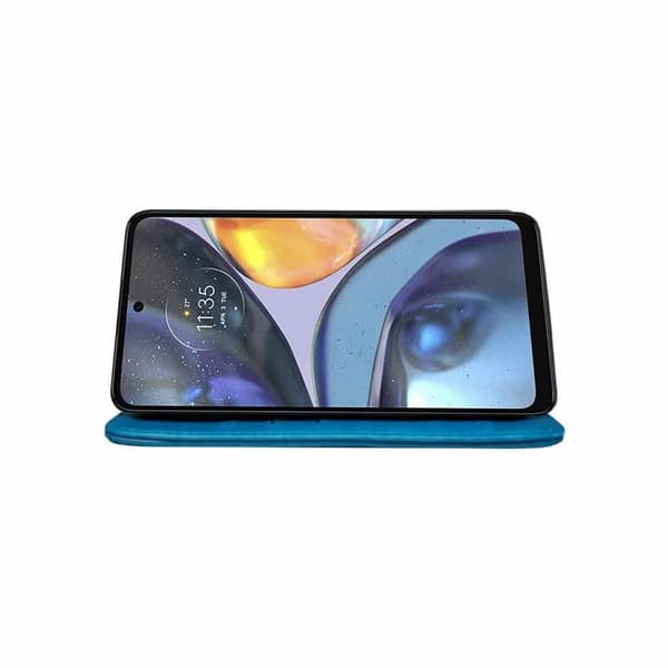 Lompakkokotelo 3-kortti Motorola Moto G75 5G - Vaaleansininen