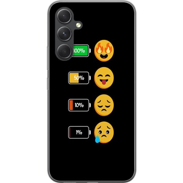 Samsung Galaxy S24 FE Genomskinligt Skal Hot - Sad