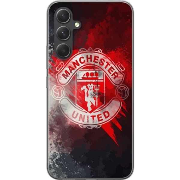 Samsung Galaxy S24 FE Gennemsigtig cover Manchester United