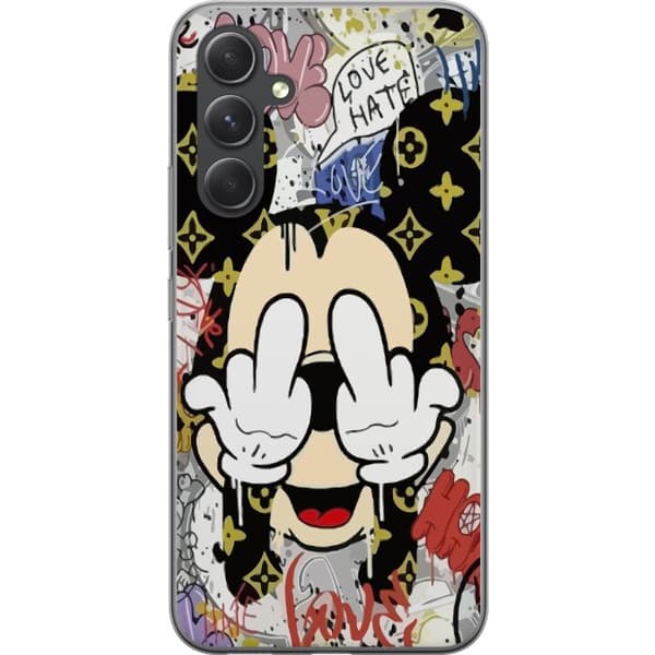 Samsung Galaxy S24 FE Gennemsigtig cover Anders And LV