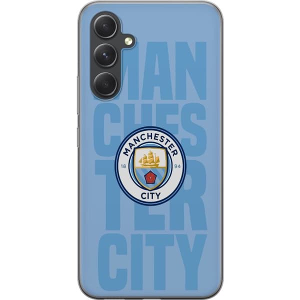 Samsung Galaxy S24 FE Gjennomsiktig deksel Manchester City