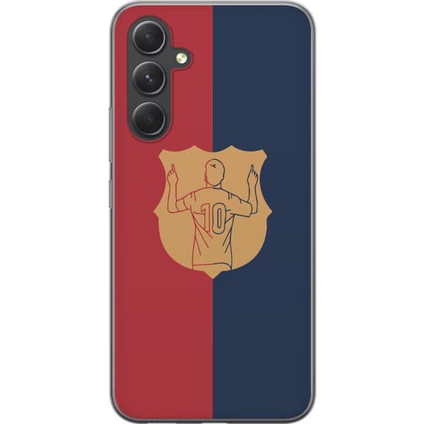 Samsung Galaxy S24 FE Gennemsigtig cover FC Barcelona