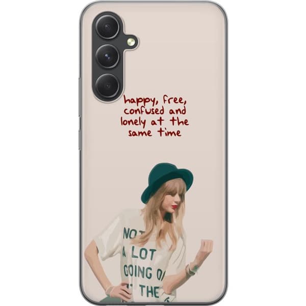 Samsung Galaxy S24 FE Genomskinligt Skal Taylor Swift 22