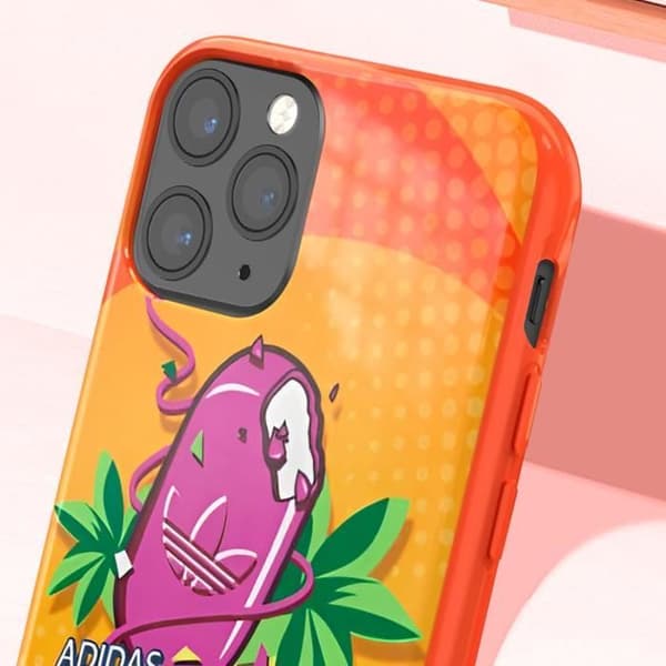 Skal till iPhone 11 Pro - ADIDAS - Bodega Collection - Upphöjda kanter - Orange