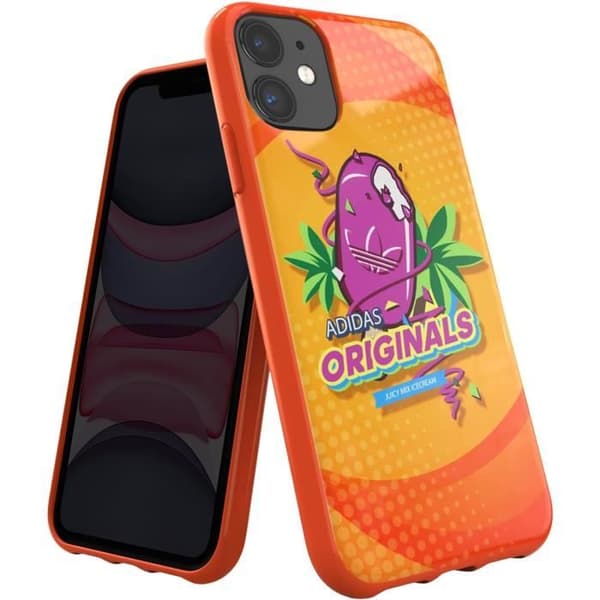 Skal till iPhone 11 - ADIDAS - Bodega Collection - Upphöjda kanter - Orange