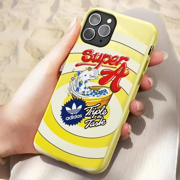 Skal till iPhone 11 Pro Silicone Gel Slim Design Adidas Gul