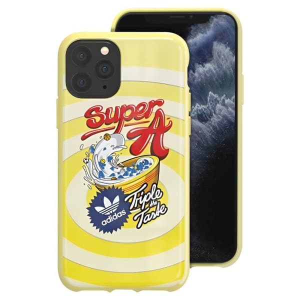 Skal till iPhone 11 Pro Silicone Gel Slim Design Adidas Gul