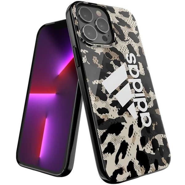 Silikonfodral för iPhone 13 Leopard Print upphöjda kanter - ADIDAS - Sport Leopard