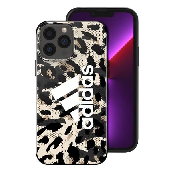Silikonfodral för iPhone 13 Leopard Print upphöjda kanter - ADIDAS - Sport Leopard