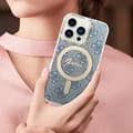 Miniatyrbild 3 av 4: MagSafe Pack för iPhone 14 Pro Max Pattern Case och MagSafe Charger Guess Blue