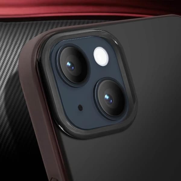 Fodral till iPhone 14 Bi-material Kompatibel med Qi Charge Ferrari Black