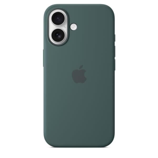 APPLE iPhone 16 - Silikonfodral med MagSafe - Lake Green