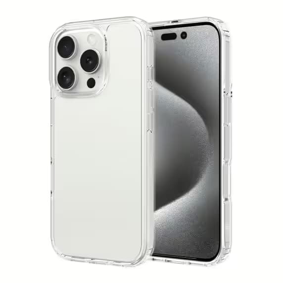 iPhone 16 Pro Mobilskal Stöttåligt Rvelon - Transparent