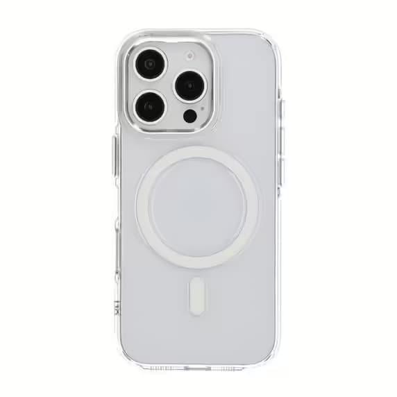 iPhone 16 Pro Mobilskal TPU med Magnet Rvelon - Transparent