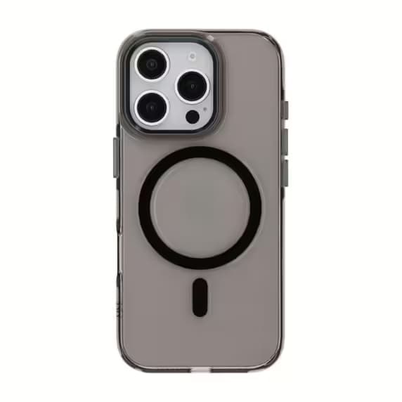 iPhone 16 Pro Mobilskal TPU med Magnet Rvelon - Svart
