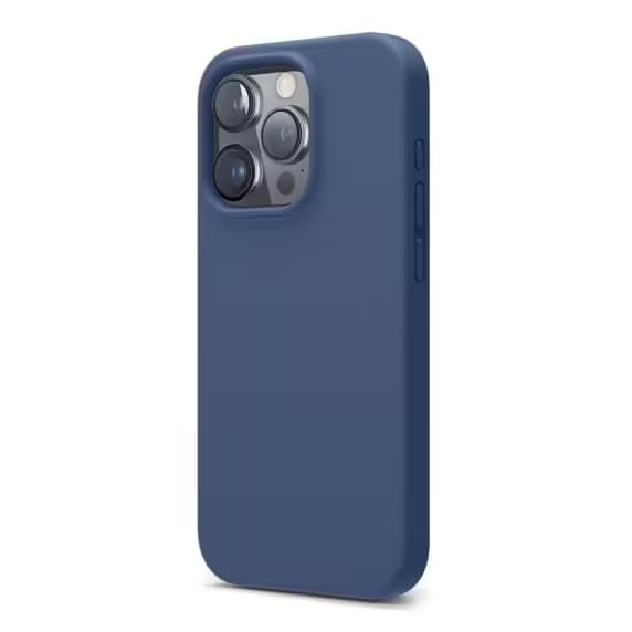 iPhone 16 Pro Mobilskal Silikon Magnet Rvelon - Blå