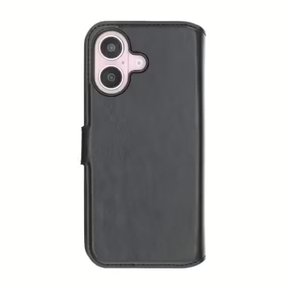 iPhone 16 Plus Plånboksfodral Magnet Rvelon - Svart