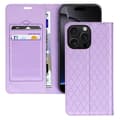 Miniatyrbild 1 av 4: Foliofodral för iPhone 16 Pro Diamond-korthållare Videostöd - AVIZAR - Lila - Halvstyv - Smidig - Blandad
