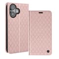 Miniatyrbild 2 av 4: Foliofodral för iPhone 16 Plus Diamantkorthållare Videostöd Rosa