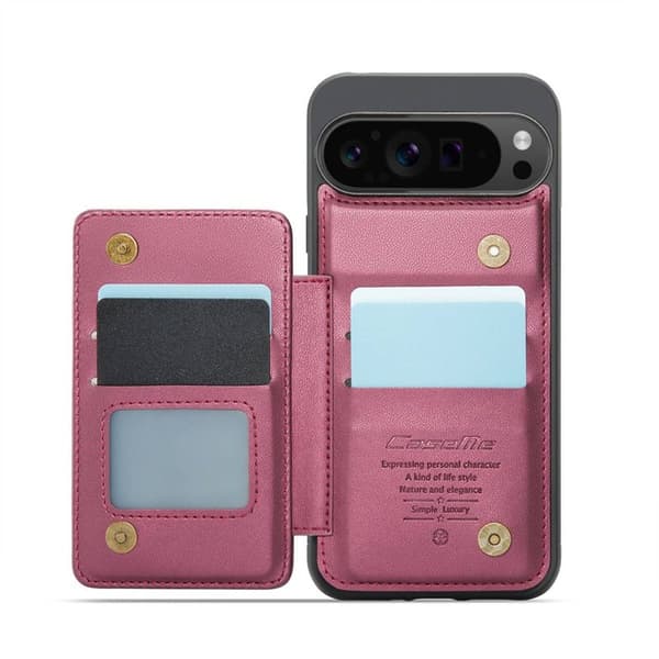 CaseMe puhelimenkotelo C22 Google Pixel 9 Pro - Viininpunainen